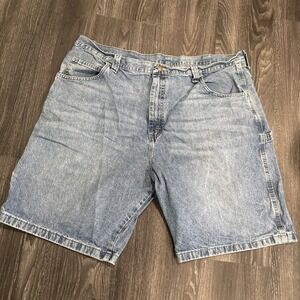 Vintage Wrangler Blue Carpenter Jorts, Waist Size 42